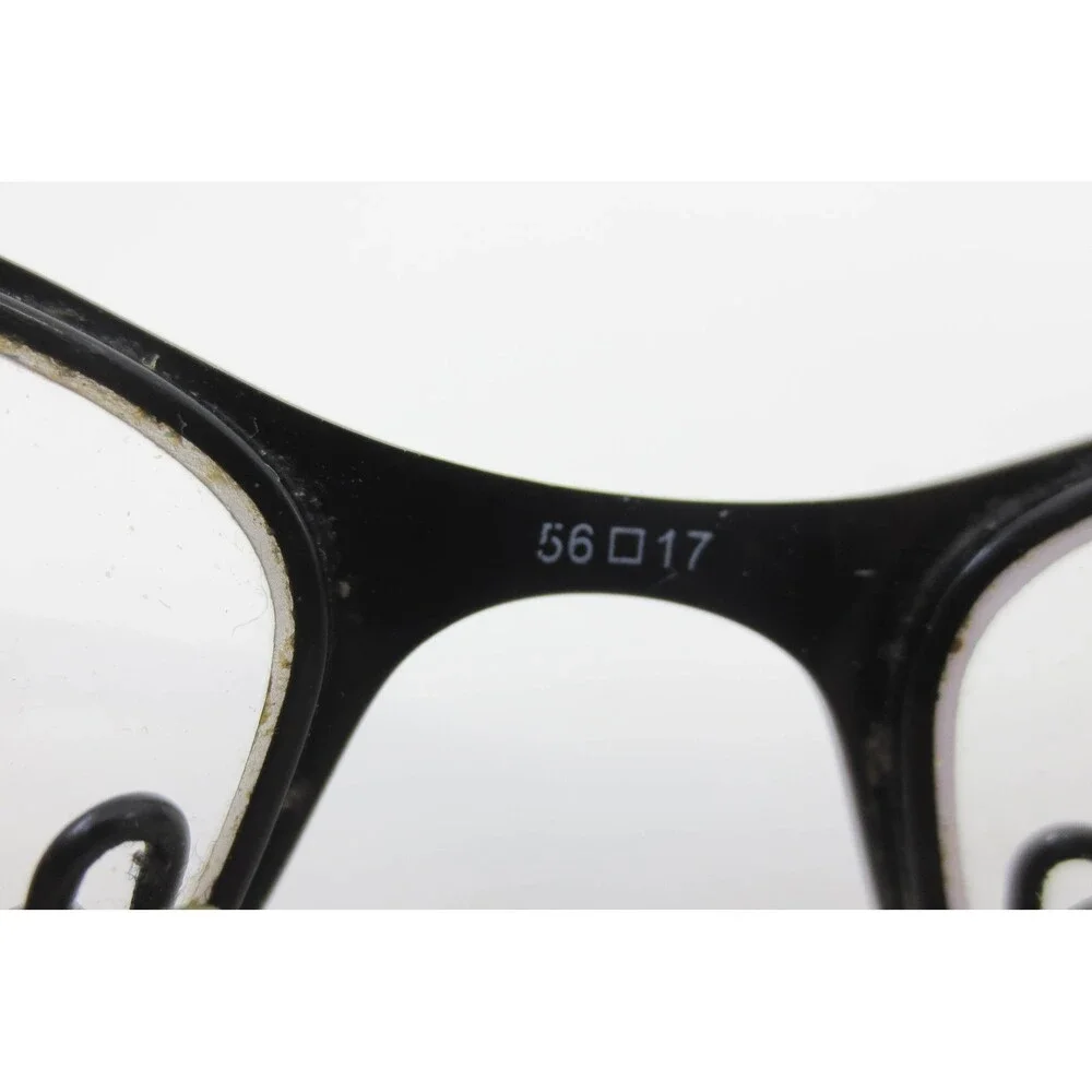 Legacy Lane 41 Black Cat Eye Eyeglasses Frames 56-17-145 Metal Women Mens